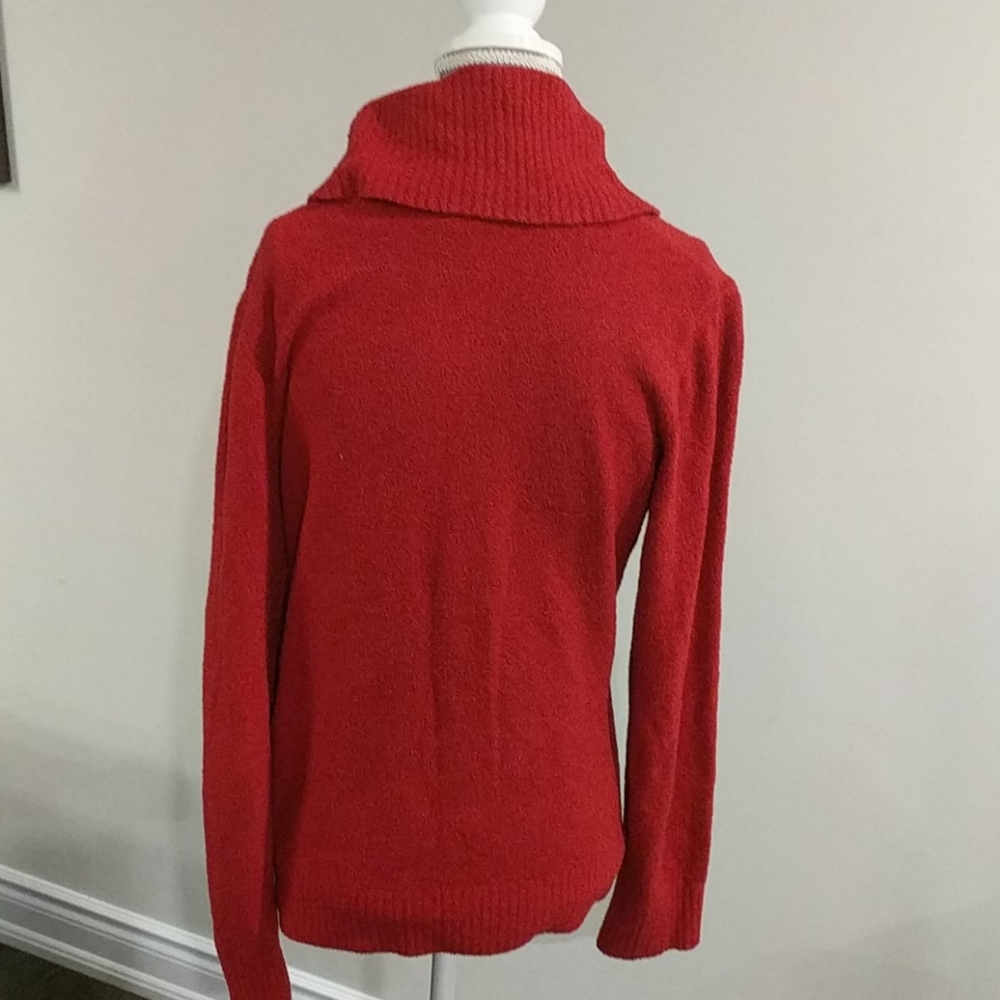 Dalia soft Red turtle neck - Picture 2 of 3